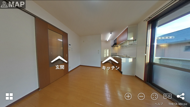 【賃貸】360°パノラマ写真でオンライン内見ができます